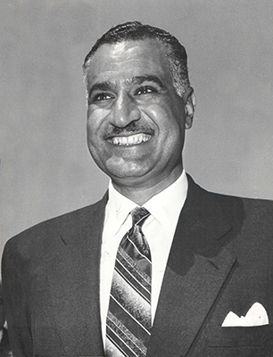 Gamal Nasser in 1962.