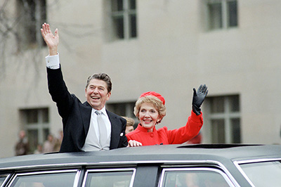 Ronald and Nancy Reagan in 1981